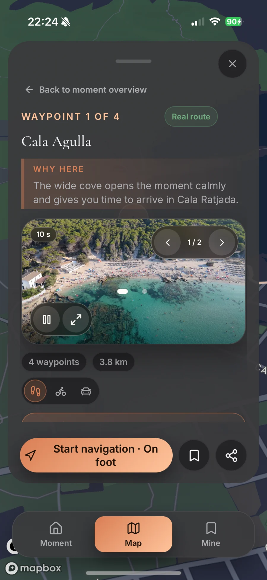 Real localised Viaora product capture: Discover the place.